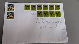Enveloppe timbres Suisse Pro Juventute 1967 occasion