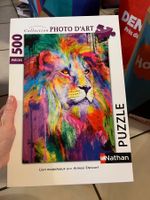Puzzle Nathan 500 pièces Photo d’art Lion Aimee Stewart tbe