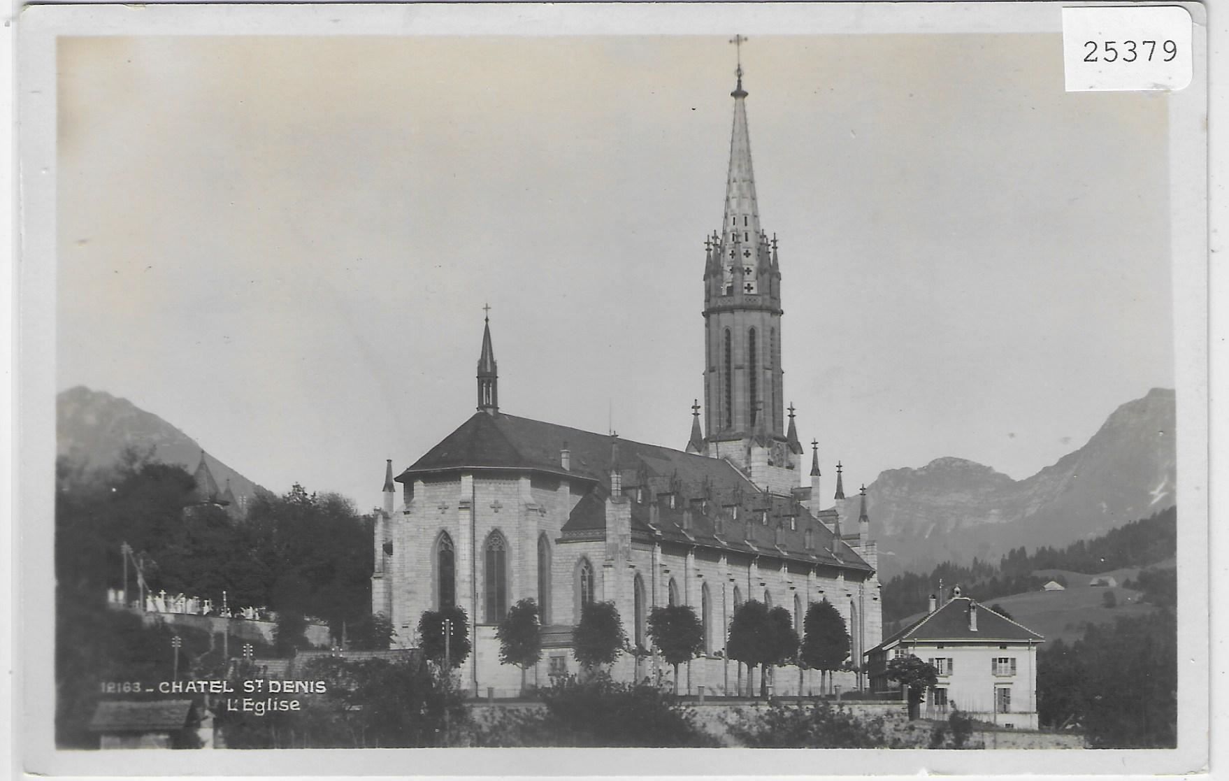 Cartoline postali: Chatel-St-Denis - L'Eglise – Antico da Ettingen venduto da Kartenplanet