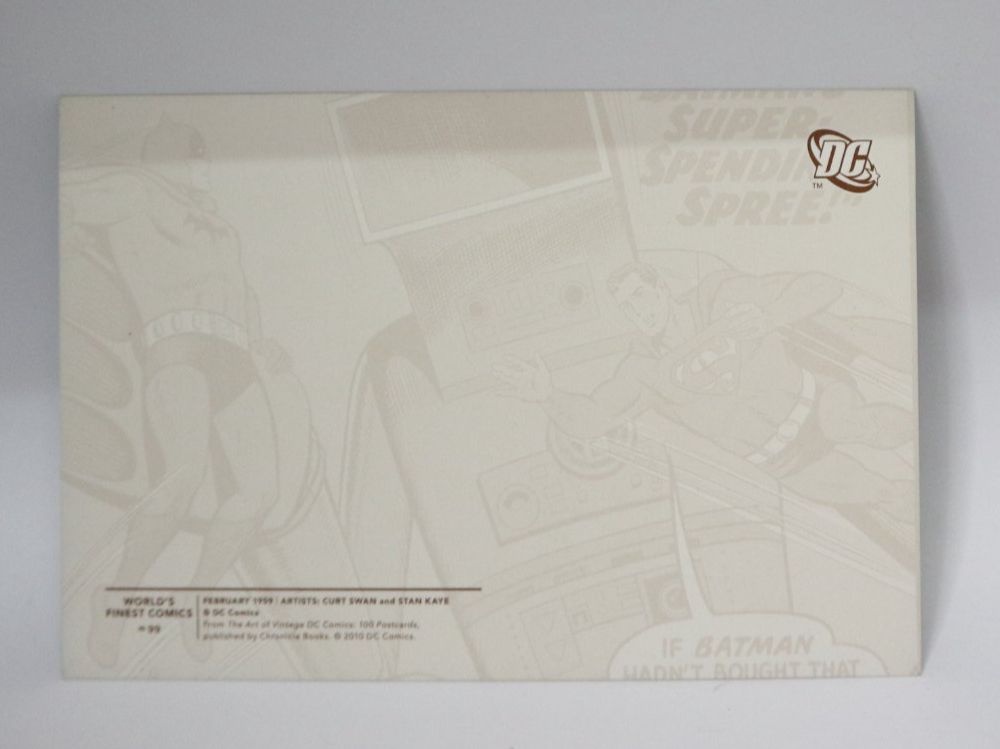 Cartoline postali: AK DC Comic Cover, Batman Superman, Postkarte – Nuovo (secondo la descrizione) da Eschenbach SG venduto da Astalavista 1