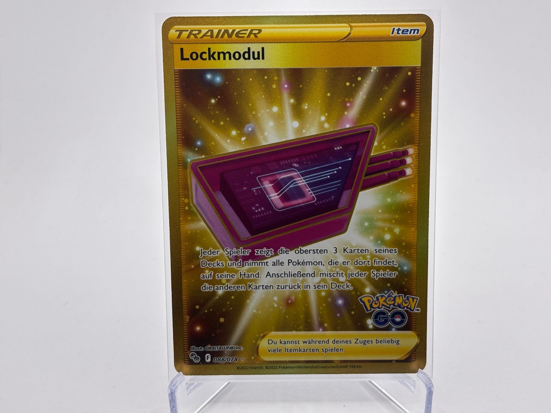 Pokémon Carte collezionabili: Pokémon GO - Lockmodul  (PGO 88) - DE – Usato da Allschwil venduto da Bullach