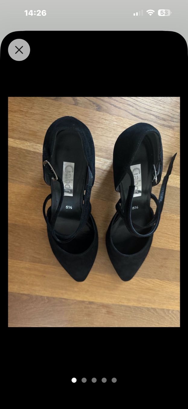 Gabor Damenschuhe: Escarpins Gabor noirs élégants, pointure 5½ – Gebraucht aus Collex von aff_76dh 1