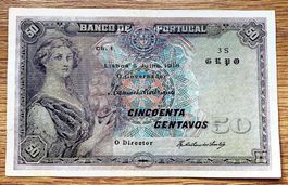 50 Centavos Portugal 1920!!! Rarität!!!