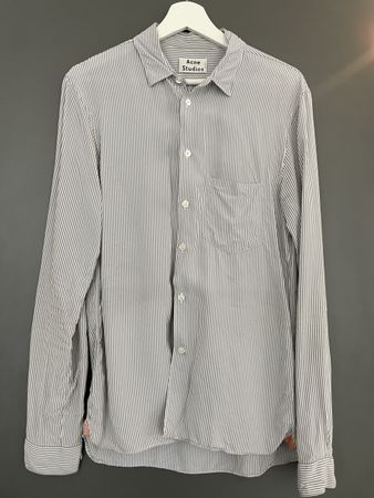 Acne Studios Hemd, Gr 48 Herrenhemd, gestreift