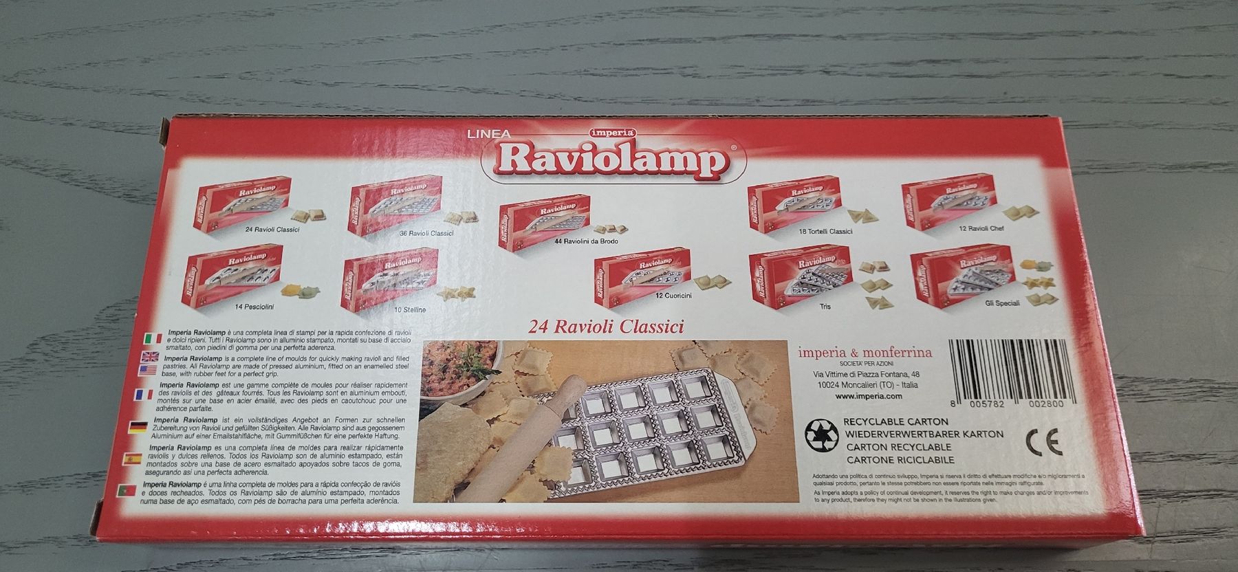 Elettrodomestici da cucina: Ravioliform Imperia Raviolamp, 24 Ravioli, neu – Nuovo e nell'imballaggio originale da Figino venduto da mayam63 4