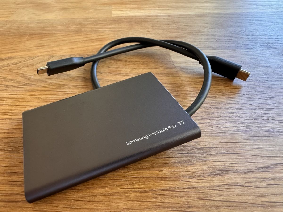 Samsung Harddisks: Samsung T7 Portable SSD 1TB – Neu (gemäss Beschreibung) aus Zürich von Retro_Legends