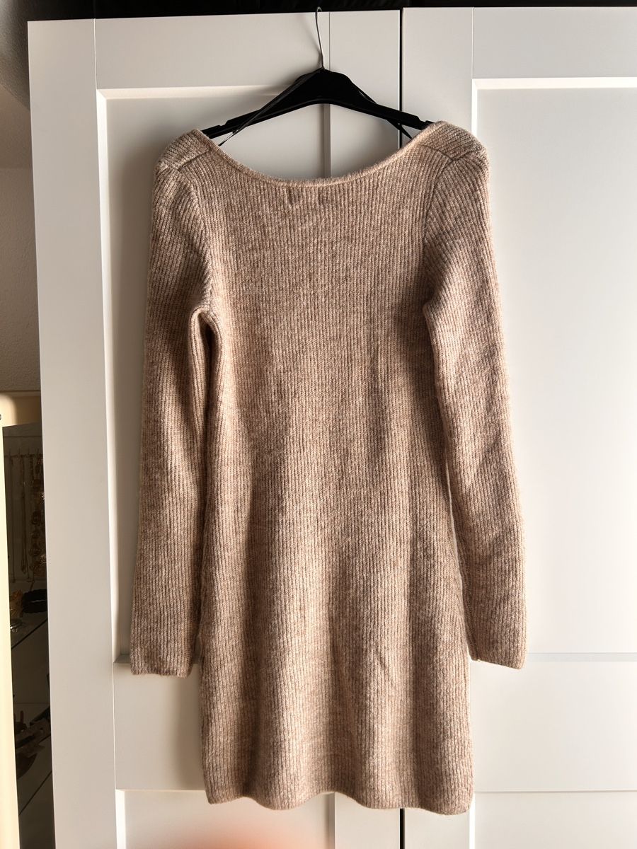 H&M Kleider: H&M Strickkleid Gr. M beige – Neu (gemäss Beschreibung) aus Schaffhausen von Lisalisa00 1