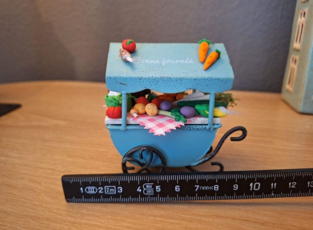 Case e mobili per bambole: Puppenhaus Gemüse Markt Stand – Nuovo (secondo la descrizione) da Zürich venduto da HandmadeTinyFood 2