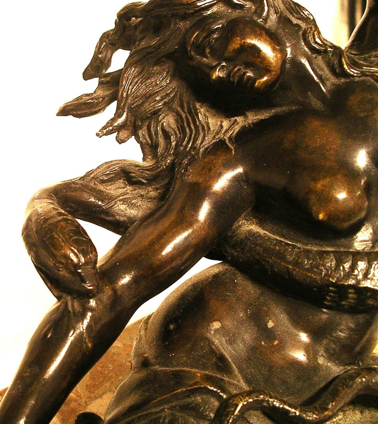 Sculture & Statue: antike BronzeFigur, Allegorie der Medizin? – Usato da Oberhofen am Thunersee venduto da luuping99 6