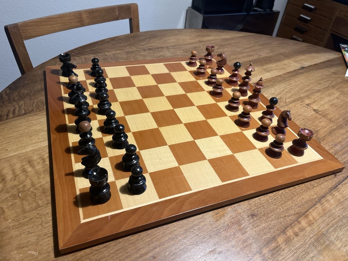 Giochi: Schachspiel komplett Holz – Usato da Niederurnen venduto da gebrauchtbrauchbar 1