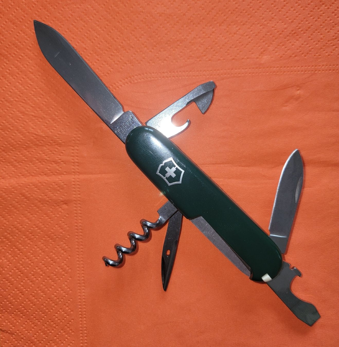 Victorinox Coltelli tascabile: Victorinox Offiziersmesser mit Robatech – Nuovo (secondo la descrizione) da Muhen venduto da Litaf7