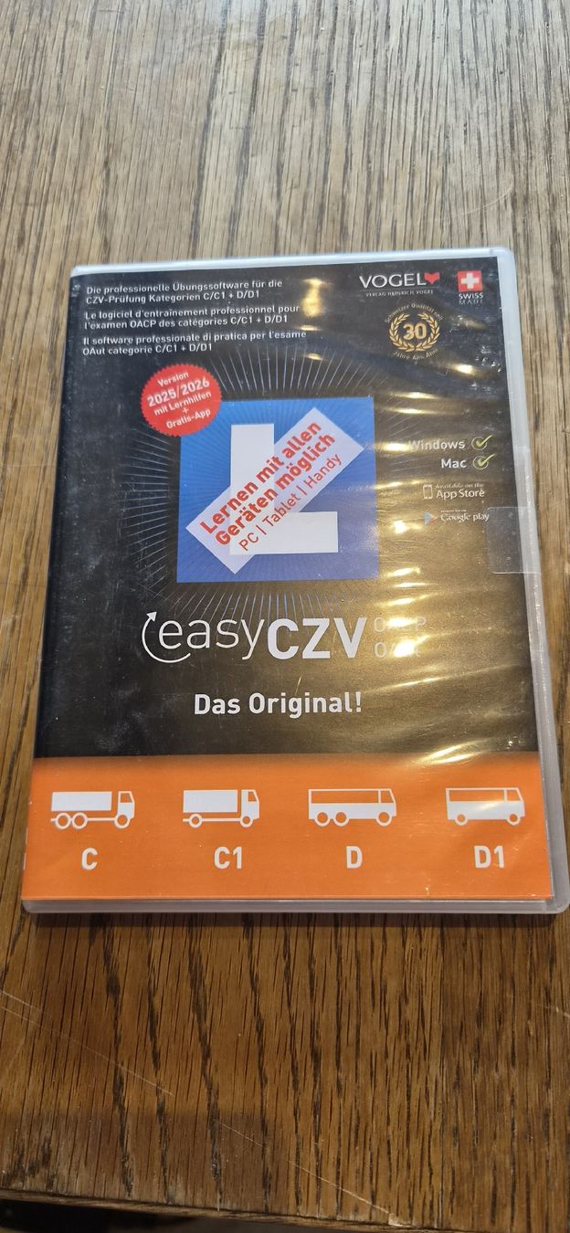 CD: Lern CD CZV Original Verpackt!! – Nuovo e nell'imballaggio originale da Reisiswil venduto da hochwacht17