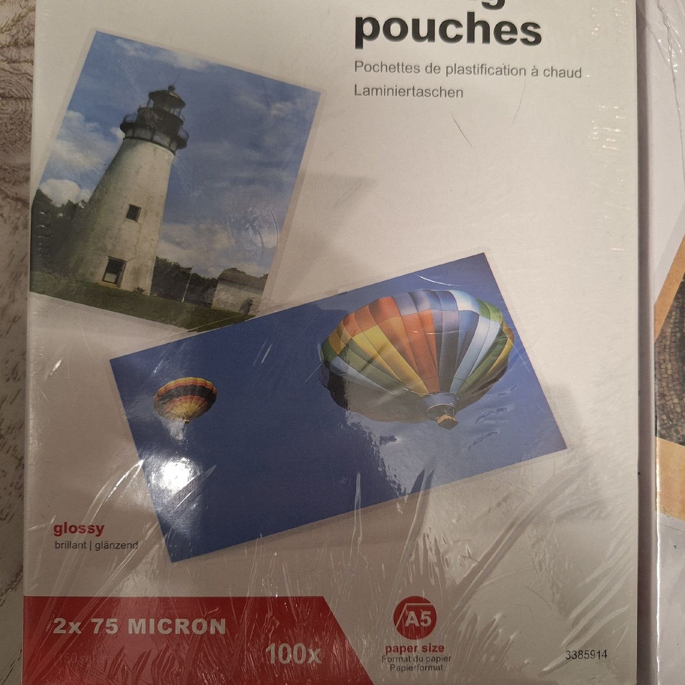 Macchine laminatrici: 200 Laminiertaschen A4 & A5, neu & originalverpackt – Nuovo e nell'imballaggio originale da Romanshorn venduto da Msdiamond17 1