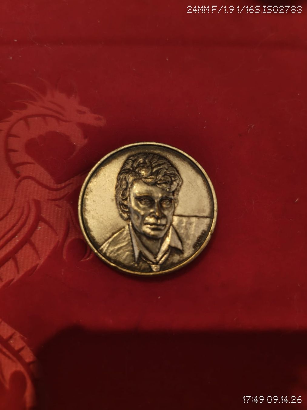 Medaglie: Johnny Hallyday -  médaille "Galtier" – Usato da St-Léonard venduto da Vicilius