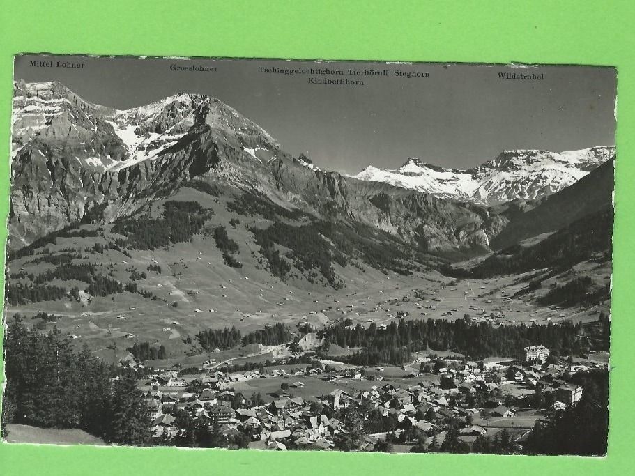 Cartoline postali: Adelboden, Lohner u. Wildstrubel – Usato da Zürich venduto da t24_de
