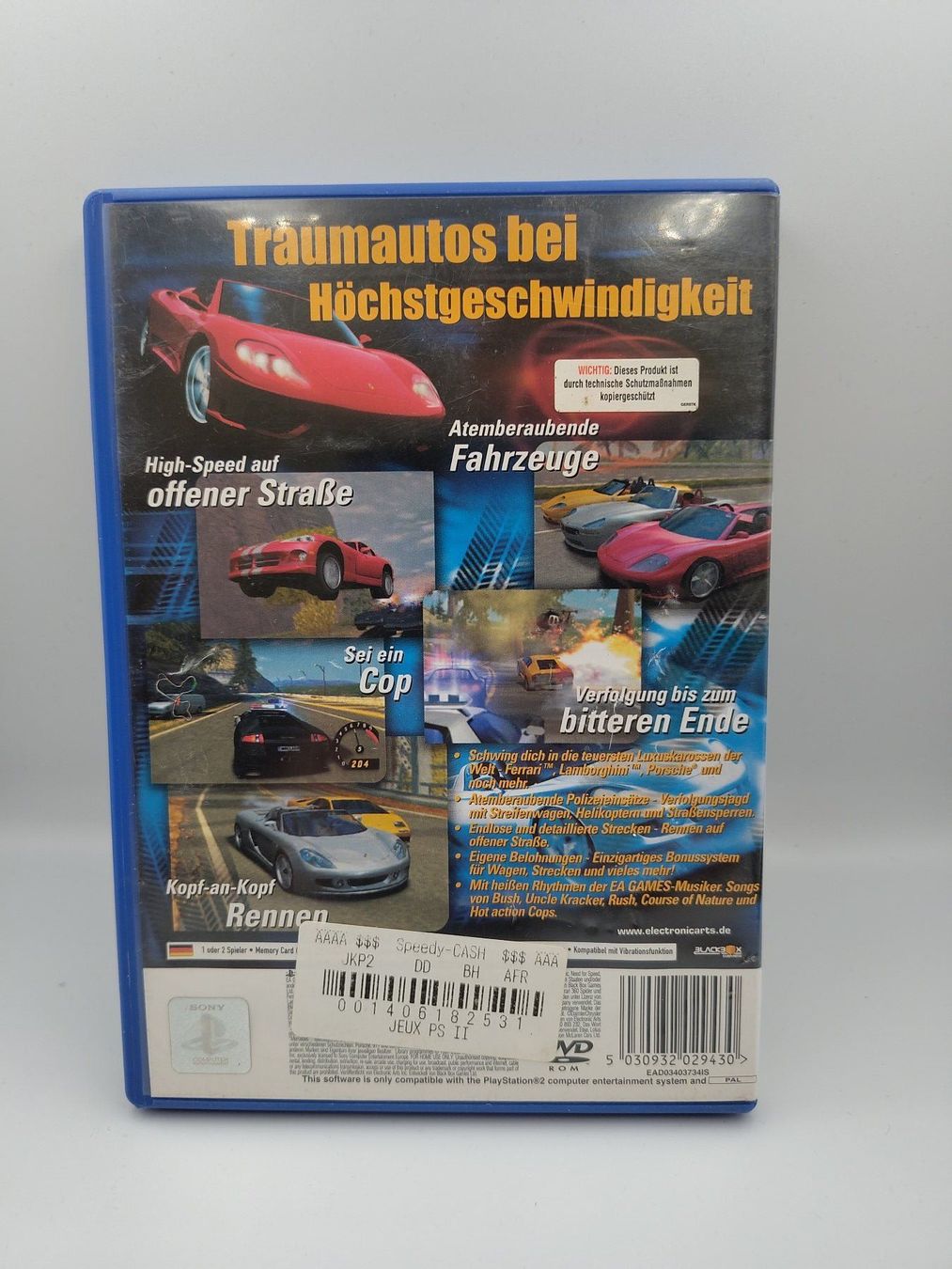 Sony Spiele: Need for Speed Hot Pursuit 2 - Playstation 2 / PS2 – Gebraucht aus Kloten von SuperRetroPixels 1