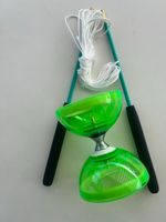 Diabolo, gross, grün, f.Könner, m.3-fach Kugellagerung, 270g