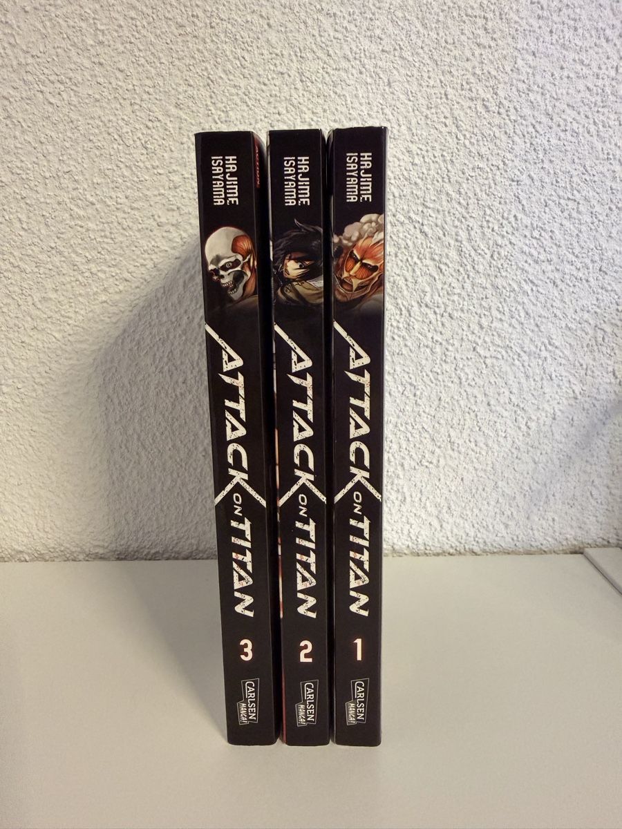 Fumetti: Attack on Titan Manga 1-3 Deutsch – Usato da Berg TG venduto da Jasin_97 1