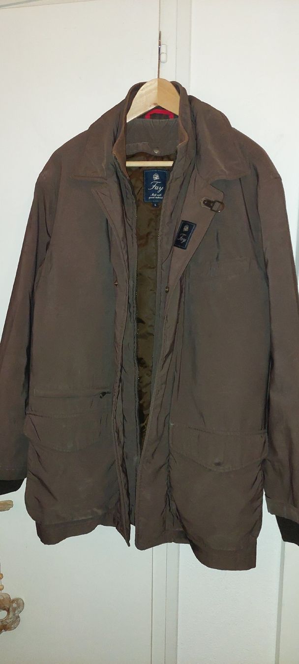 Fay Giacche: FAY veste L marron classique avec déchirure – Usato da Orpund venduto da Biennerome 6