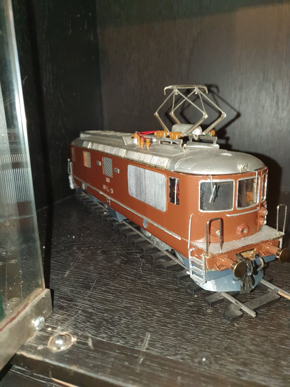 Hermann Modellini di ferrovie: BLS Ae 4/4 Werkstatt Modell Spur 0 DC – Usato da Münsingen venduto da wd65 7