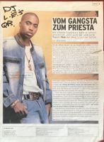Nas US-Rapper Autogramm signiert Magazinbild 20x30cm