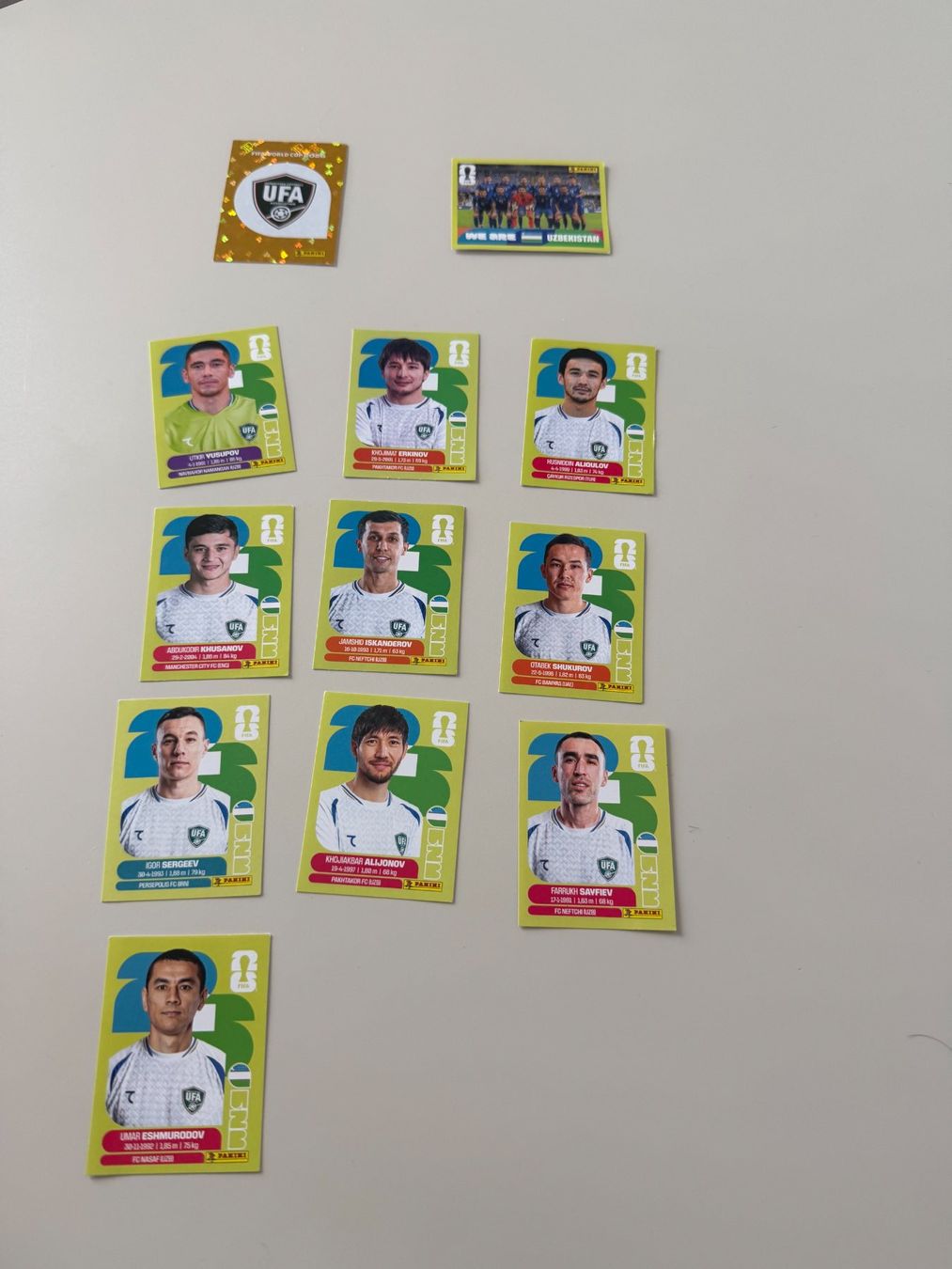 Panini Sammelbilder & Trading cards: PANINI UZB 12 Sticker – Neu (gemäss Beschreibung) aus Zumikon von and_8tjc