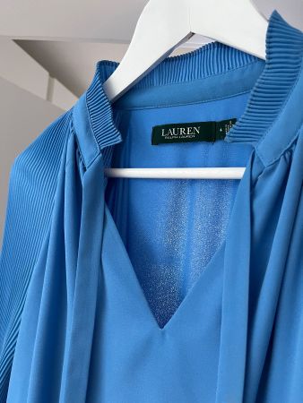 Lauren Ralph Lauren Kleid Gr. 36 (US 4) – Plissee Midi Kleid