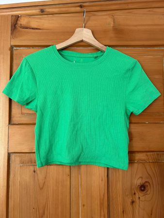 Frisches  Sommer T-Shirt, Gr. L, Grün  
