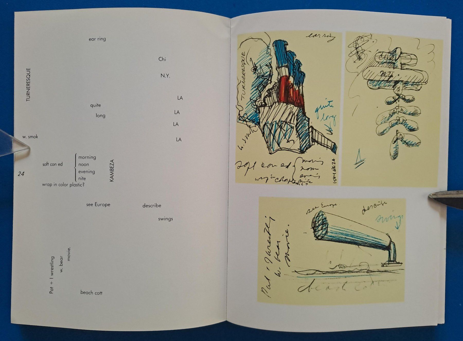 Bücher: Claes Oldenburg - Notes in Hand. Erstausgabe 1971 – Gebraucht aus Zürich von archiphil 5