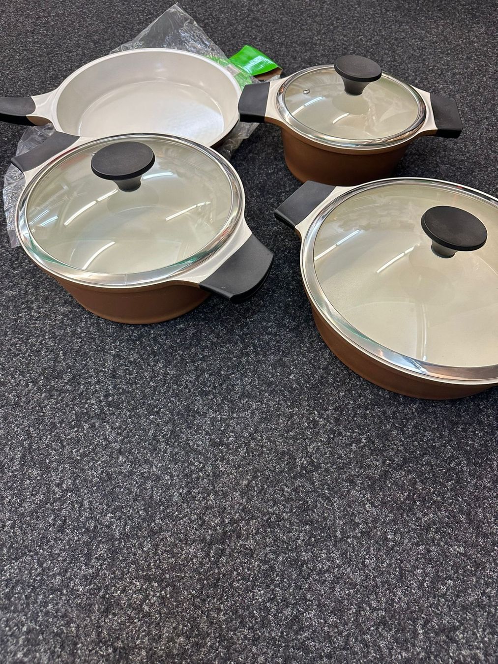 Töpfe: 7-teilig Milano Cast Seramik Topf-Set – Neu (gemäss Beschreibung) aus Reinach AG von evimshop 3