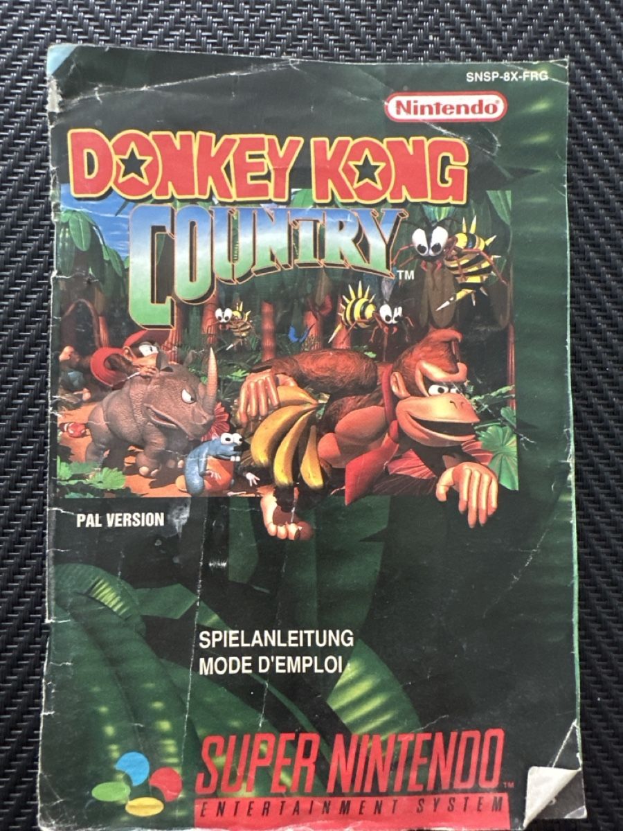 Nintendo Giochi: Donkey Kong Country Anleitung SNES – Usato da weinfelden venduto da SandroTAR