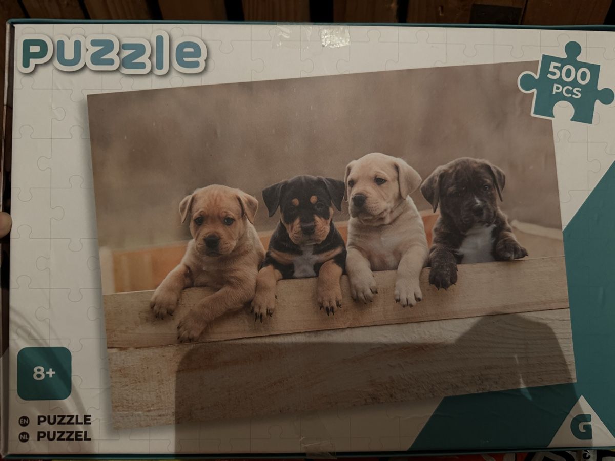 Puzzle: Puzzle chiots 500 pièces – Nuovo e nell'imballaggio originale da Montreux venduto da Izapeche811 1