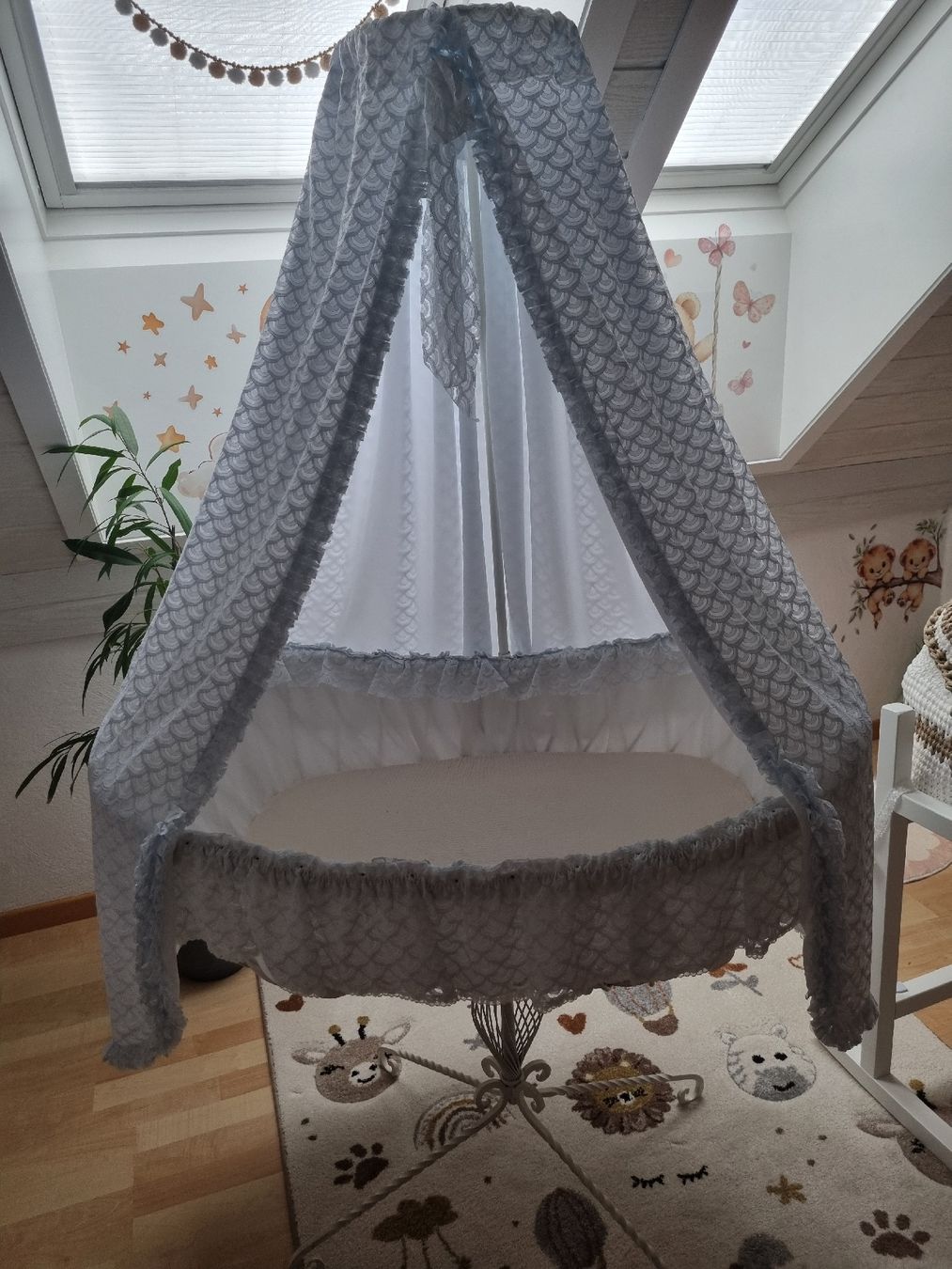 Letti: Babybett Hellblau mit Neuer Matratze – Nuovo (secondo la descrizione) da Gunzgen venduto da Celine22