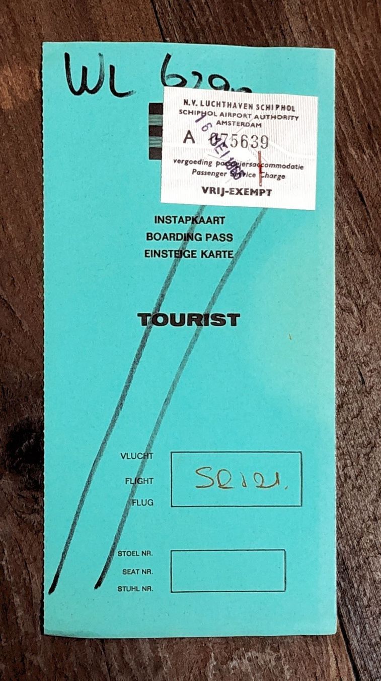 Biglietti: uraltes Billet SWISSAIR 1965 – Usato da Lufingen venduto da Rac0