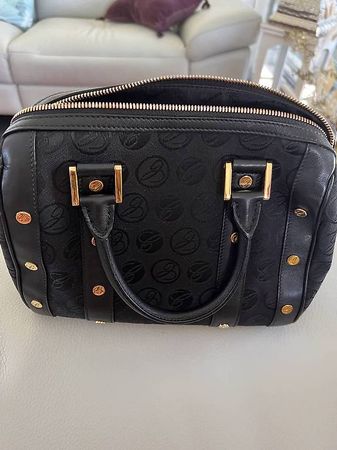 Sac Chopard cuir et tissu