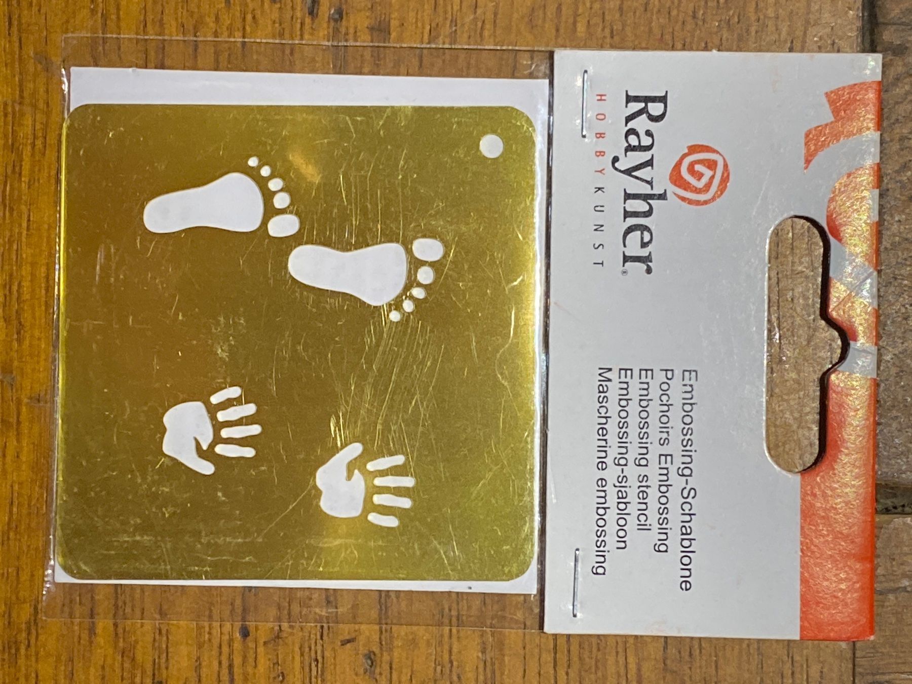 Sciablone: Embossing Schablone pochoirs – Nuovo e nell'imballaggio originale da Lajoux JU venduto da Briard0