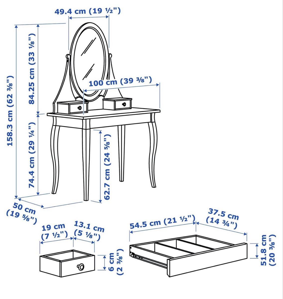 Ikea Coiffeuses: Schminktisch Ikea – D'occasion à Ostermundigen par sop_g5pf 2