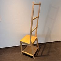 Bambus Stuhl mit Handtuchhalter IKEA Ragrund
