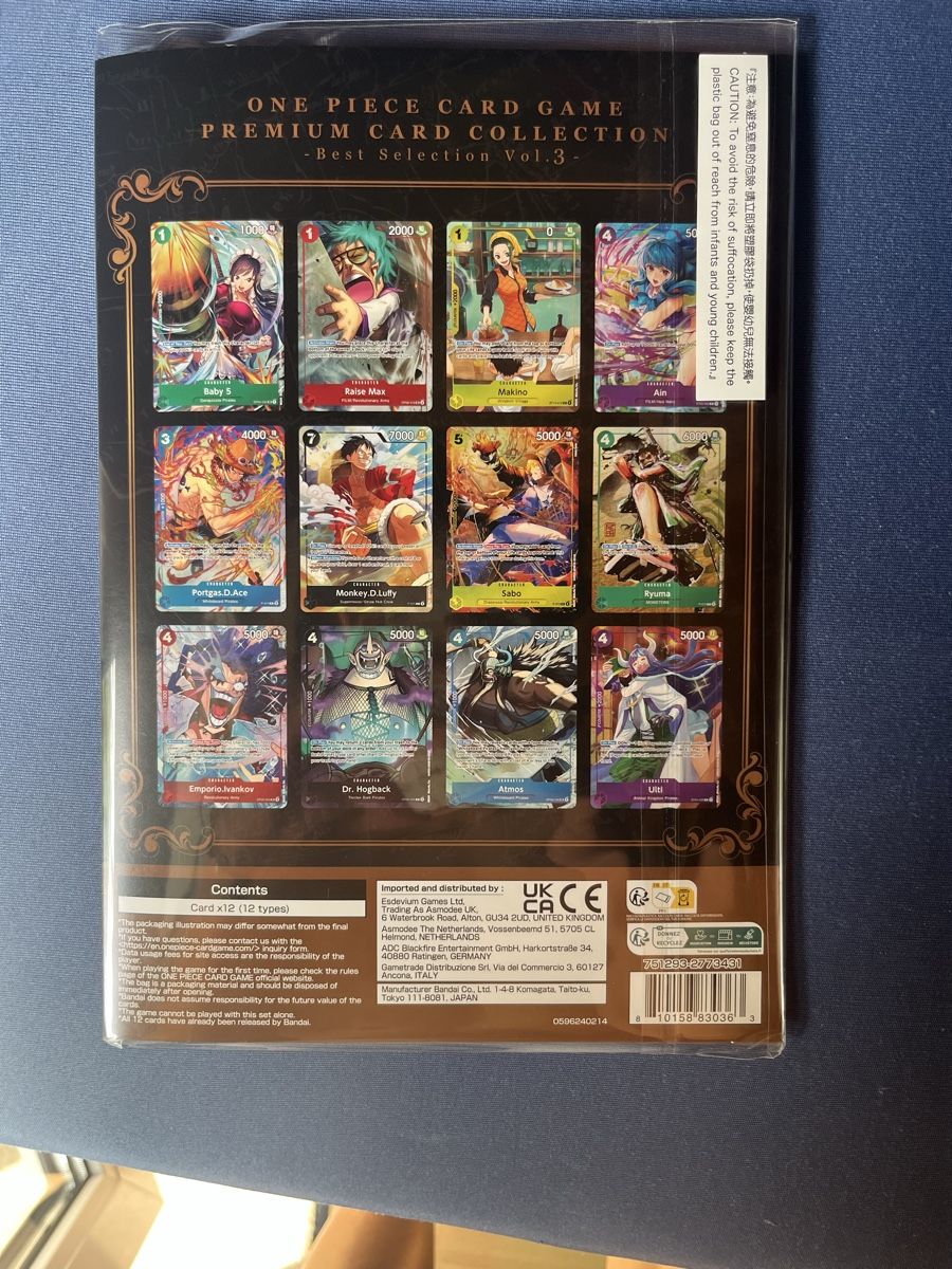 Bandai Carte collezionabili: One Piece Card Game Premium Collection Vol.3 – Nuovo e nell'imballaggio originale da Grenchen venduto da ter_9d7l 1