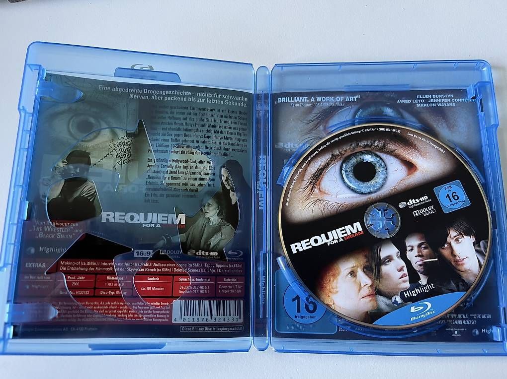 Alle DVDs: Requiem for a Dream [Blu-ray] – Gebraucht aus Zürich von audn 2