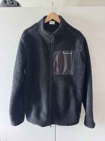 KnowledgeCotton Apparel Fleecejacke schwarz Grösse L