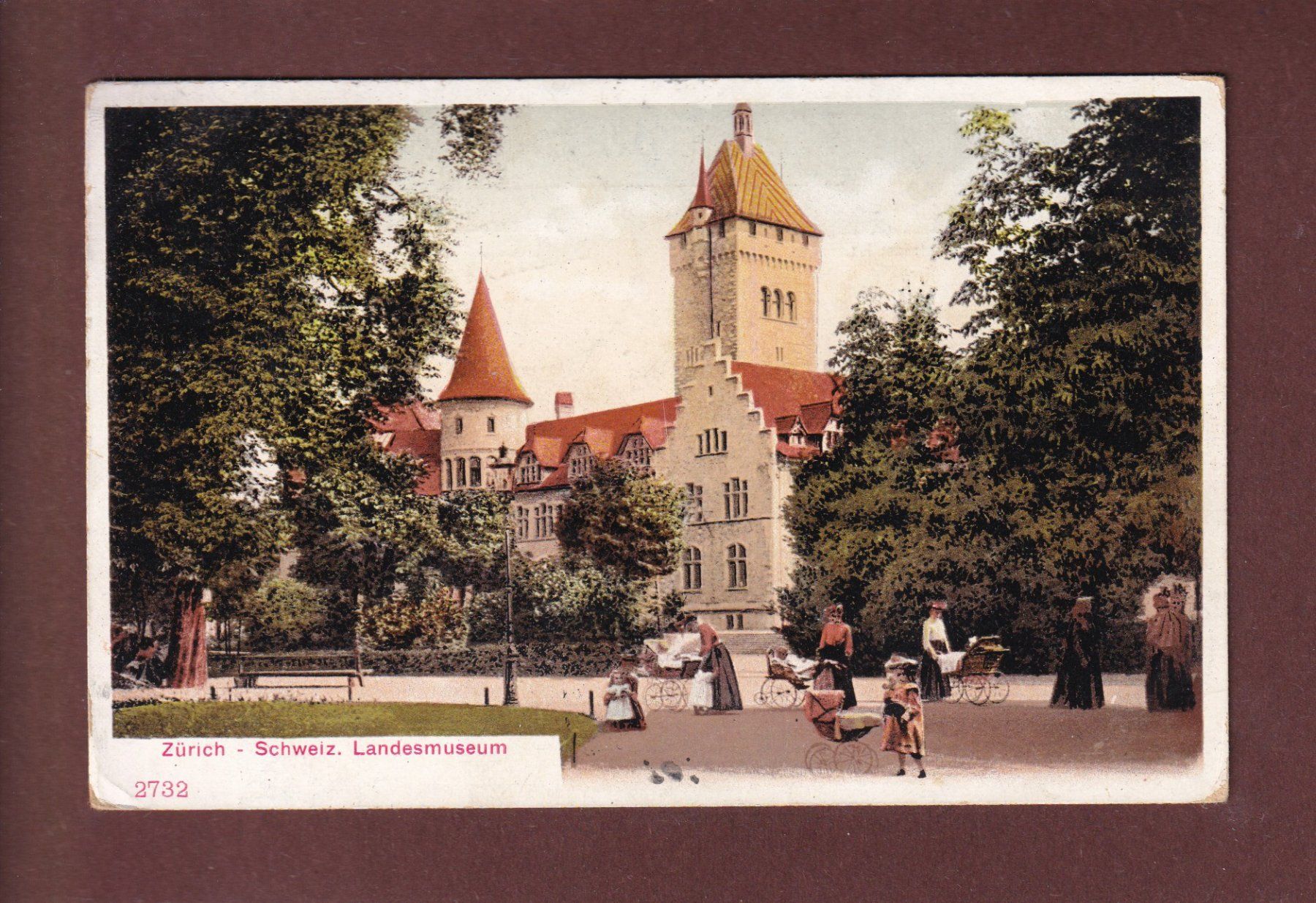 Cartes postales: ZÜRICH - Landesmuseum - 1907 – D'occasion à Pully par nicecards-shop