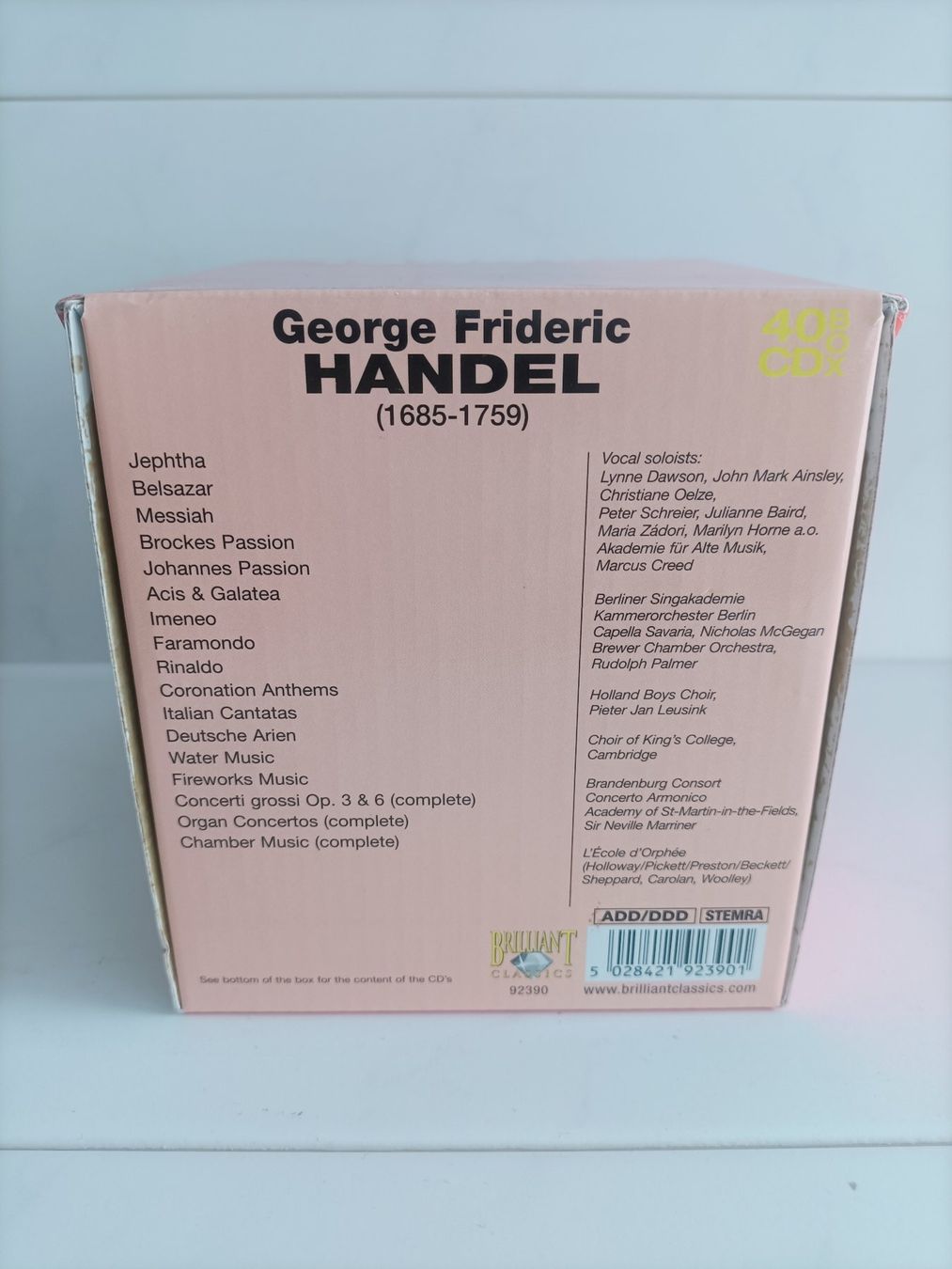 CDs: 40 CD Georg Friedrich Händel The MasterWork – D'occasion à crans montana par AB3963 2
