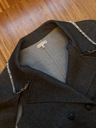 Jacob Cohen Damen Cape Jacke Gr. M Grau Top Zustand!