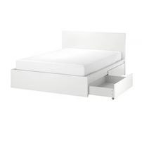 IKEA MALM Bettgestell in Weiss