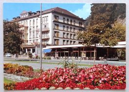 Interlaken, Höheweg mit Petit Casino und Hotel Schweizerhof