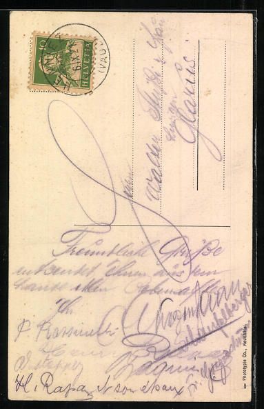 Ansichtskarten: AK Estavayer, Le chateau, 1921 – Gebraucht aus Berlin von bartko-reher 1
