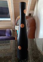 Vintage Kupfervase im typischen X-Design