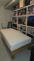 Komplettes Bett 90 × 200 cm mit Lattenrost und Matratze