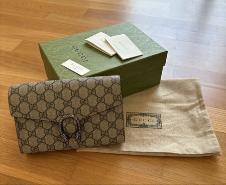 Full Set - Gucci GgSupreme Dionysus Wallet On Chain